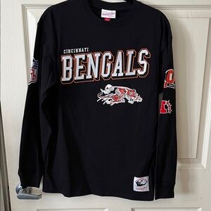 Mitchell & Ness Cincinnati Bengals Long Sleeve S